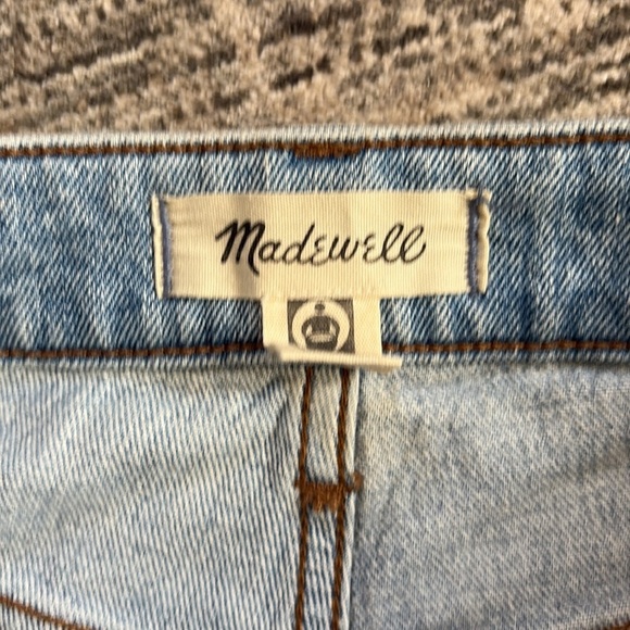 Madewell - the curvy perfect vintage wide leg crop jeans Light Blue - sz 26 - Picture 4 of 7
